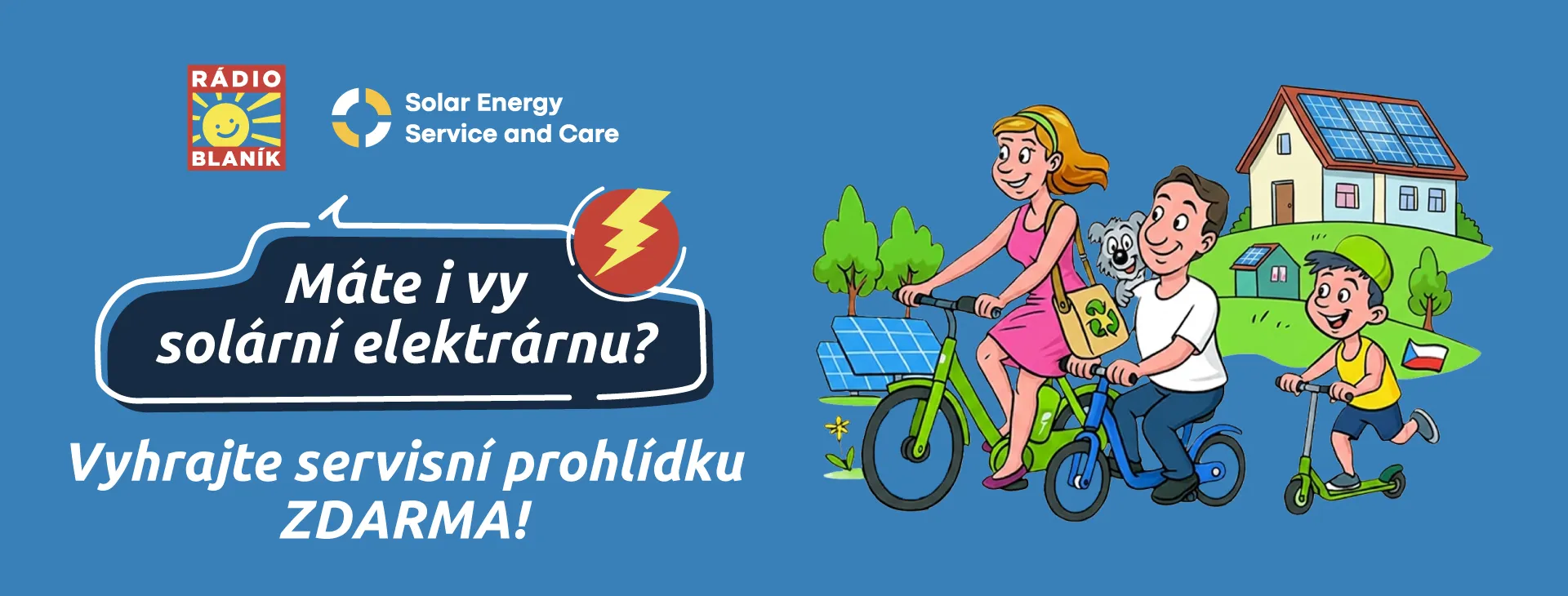 Máte i vy solární elektrárnu? Vyhrajte servisní prohlídku ZDARMA!