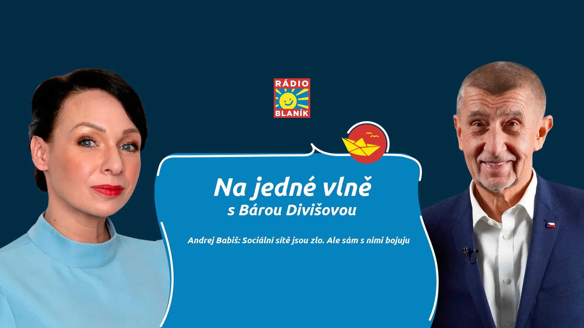 Andrej Babiš u Báry Divišové: Sociální sítě jsou zlo. Ale sám s nimi bojuju