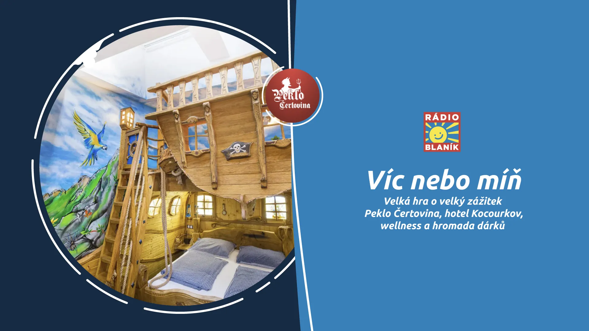 VÍC NEBO MÍŇ NA RÁDIU BLANÍK!