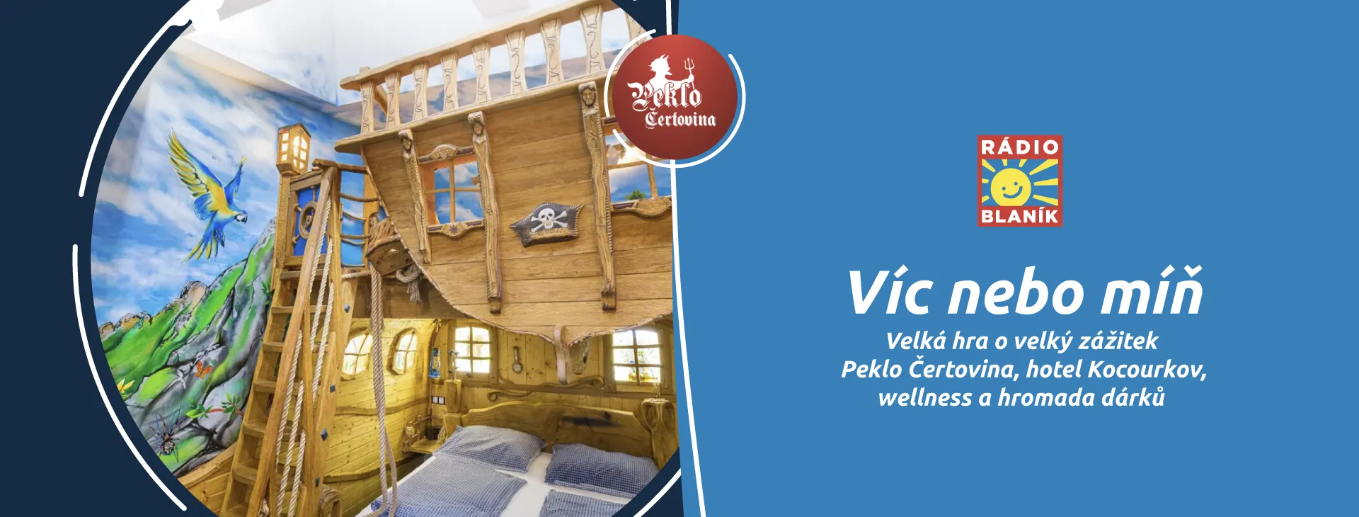 VÍC NEBO MÍŇ NA RÁDIU BLANÍK!