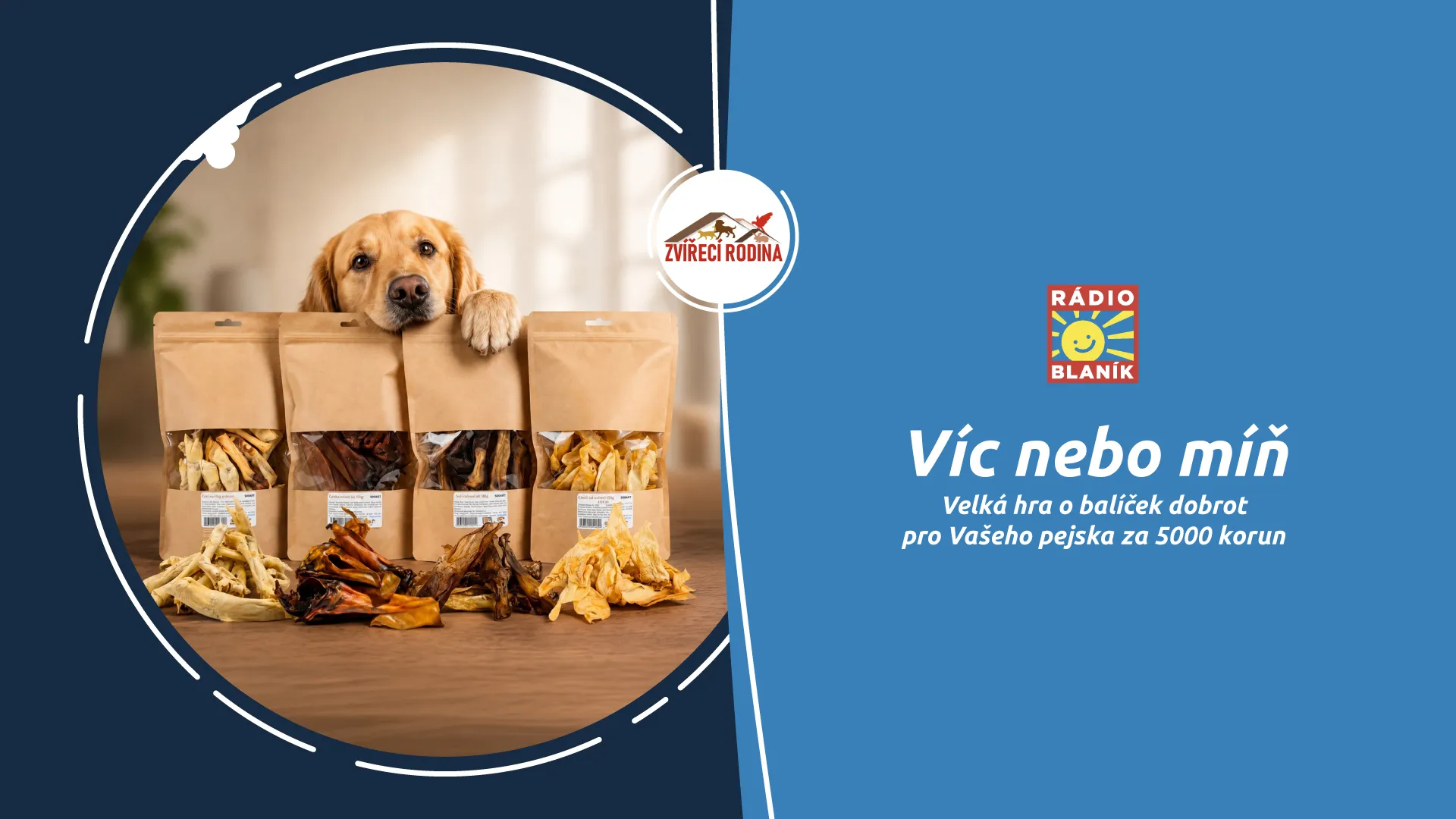 VÍC NEBO MÍŇ NA RÁDIU BLANÍK!