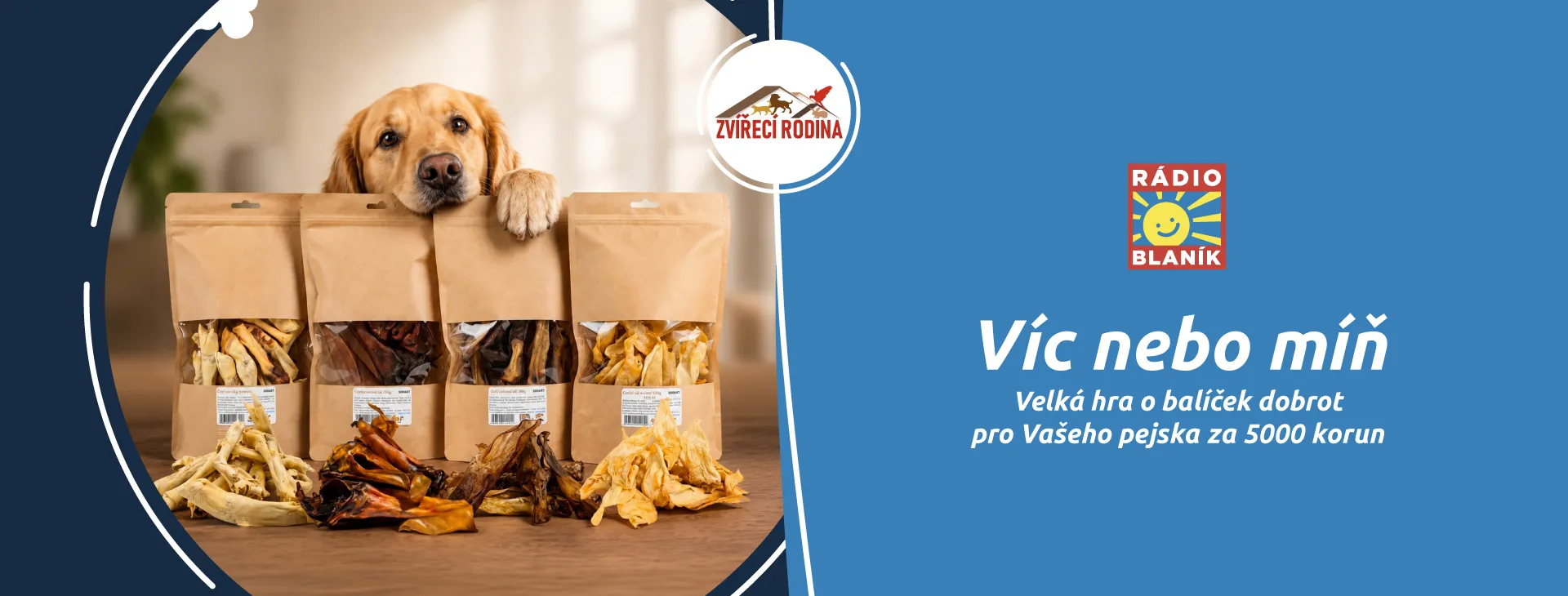 VÍC NEBO MÍŇ NA RÁDIU BLANÍK!