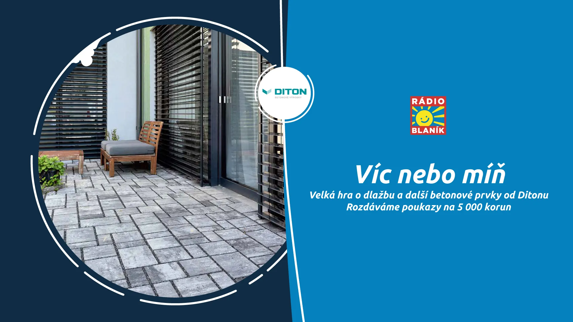 VÍC NEBO MÍŇ NA RÁDIU BLANÍK!