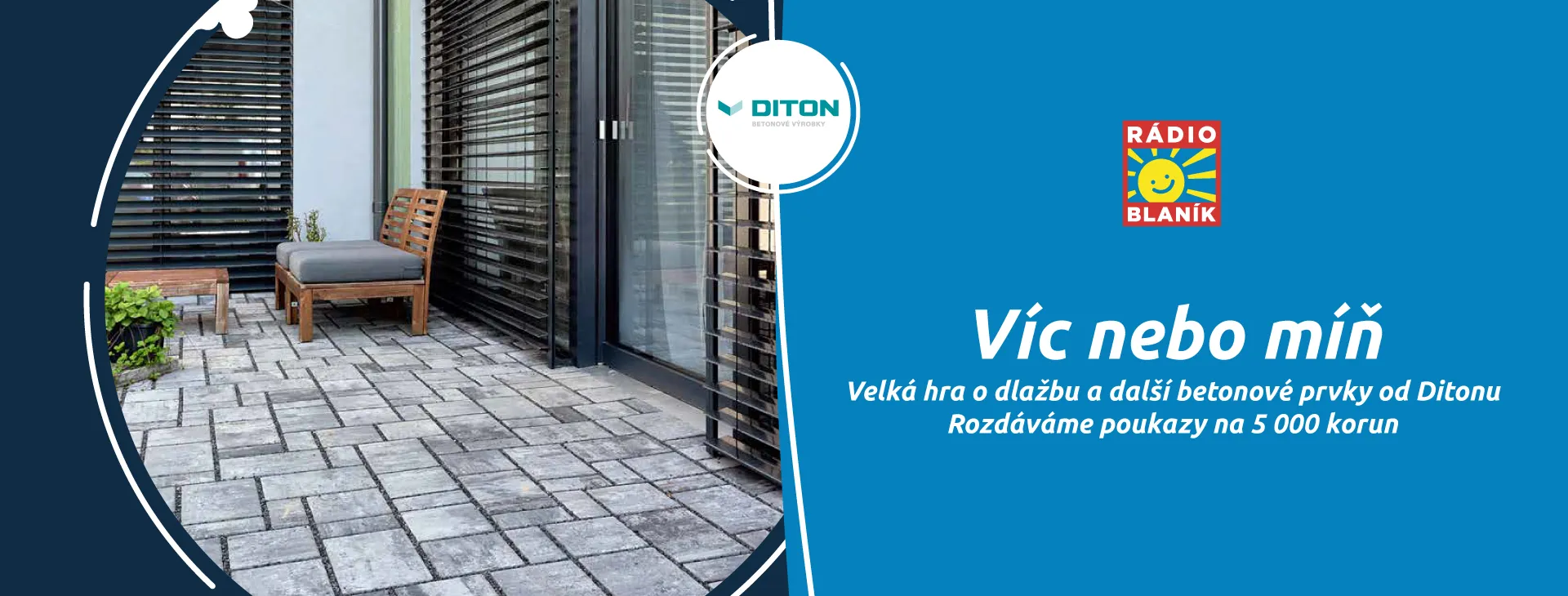 VÍC NEBO MÍŇ NA RÁDIU BLANÍK!